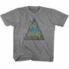 Def Leppard Primär Dreieck Heather Kinder T-Shirt Jugend Kleinkind