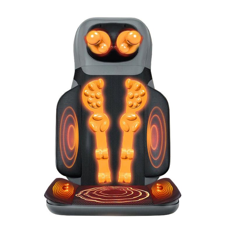 Portable Heated Massage Chair Cushion for Office, Home, and Car
