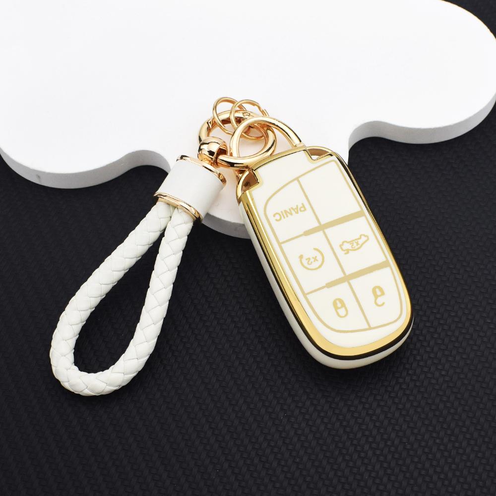 Anti-scratch Car Key Case Cover Shell For Jeep Renegade Grand Cherokee Dodge Ram 1500 Journey Charger Challenger Durango Case