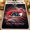 Flannel BlanketAZ Alkmaar Custom Name Text Personalized Soft Warm Throw Blanket Home Decor Gift