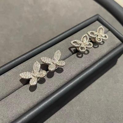 Orecchini a Farfalla in Zircone Diamantato di Lusso per Donna - Design Elegante e Versatile