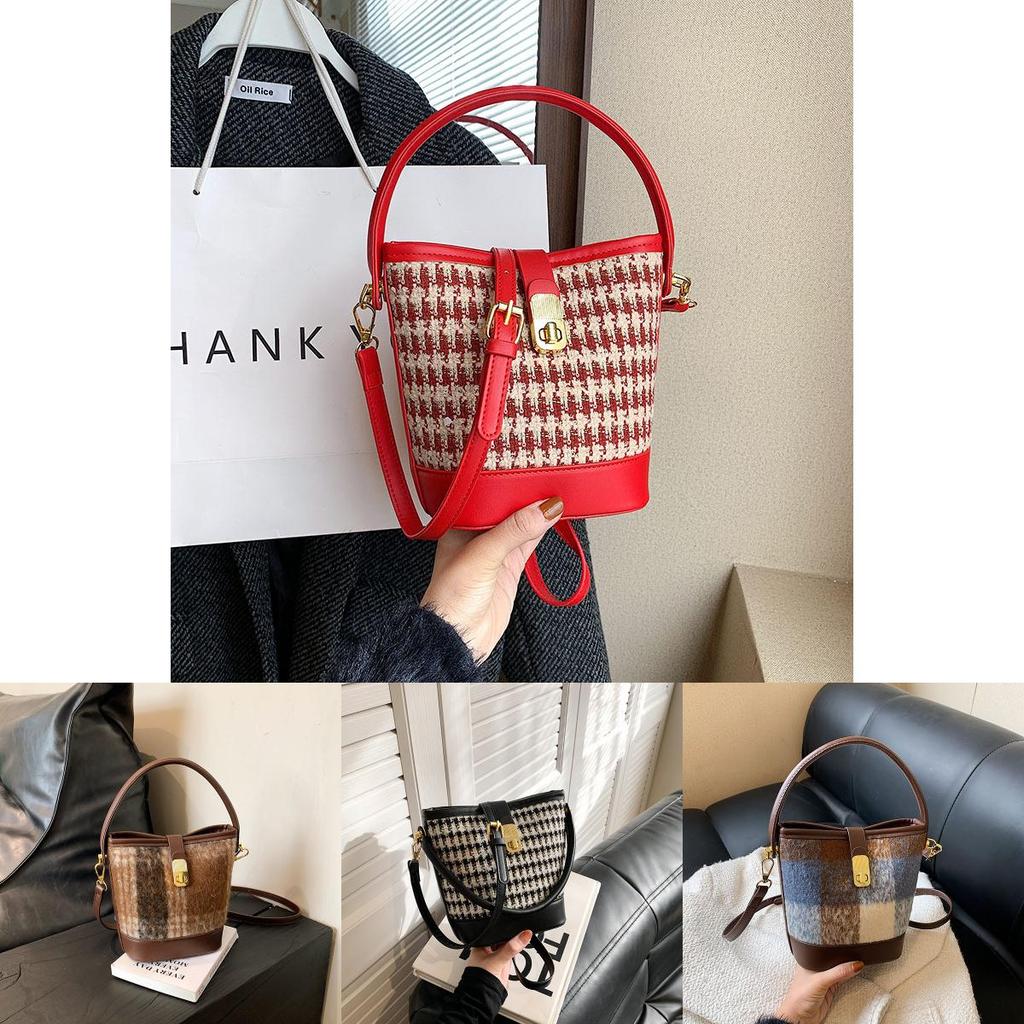 Womens Bag Shoulder  Bucket Bag Handbag Commuting  Versatile Fashionable Cute