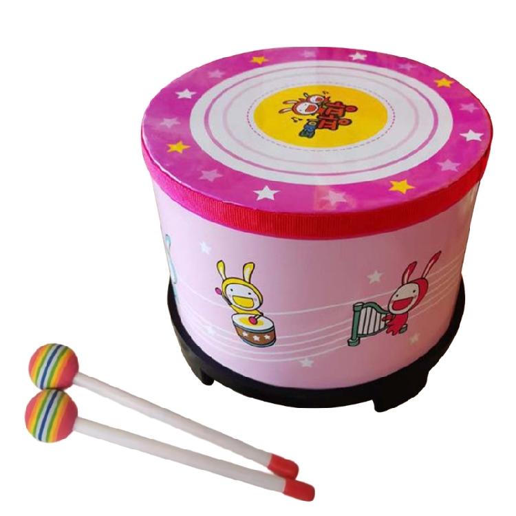 Floor Drum Orff Tambourine Rhythm Drum Handheld Percussion Instrument Preschool Toy Child Educational Musical Toy