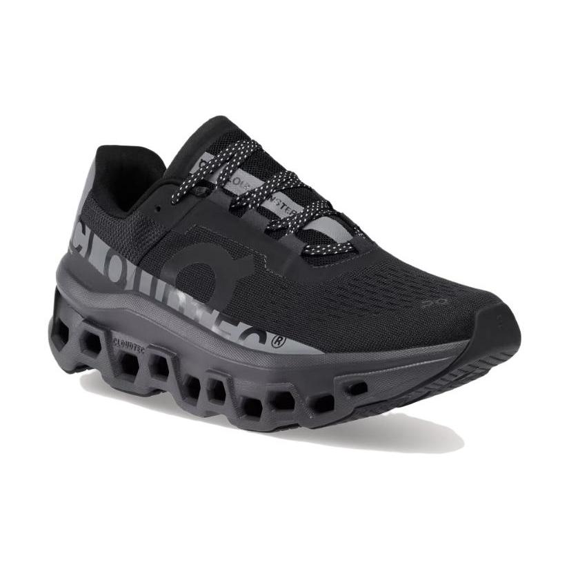 New On Running CloudmOnster Lumos Black Women's 62.98393