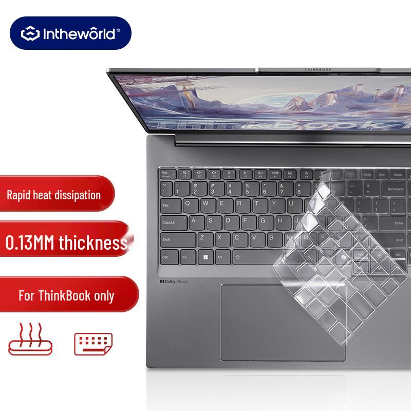 Jichuan TPU Keyboard Protector for Lenovo ThinkBook 16 Series ThinkBook 16/16+/16p (2026/2025 Models)