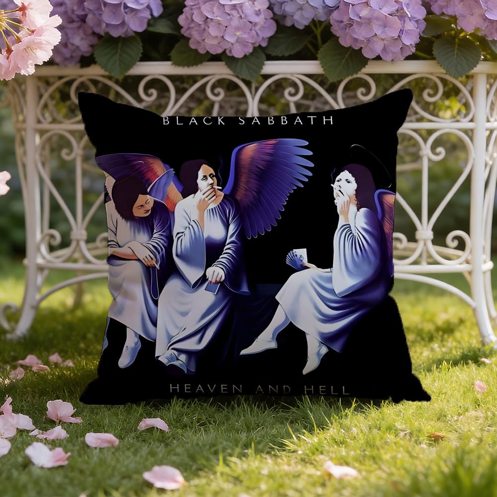 Band B-Black S-Sabbath Kissenbezug Home & Auto Dual-Scene Kissenbezug: Wendbar für höchsten Tragekomfort