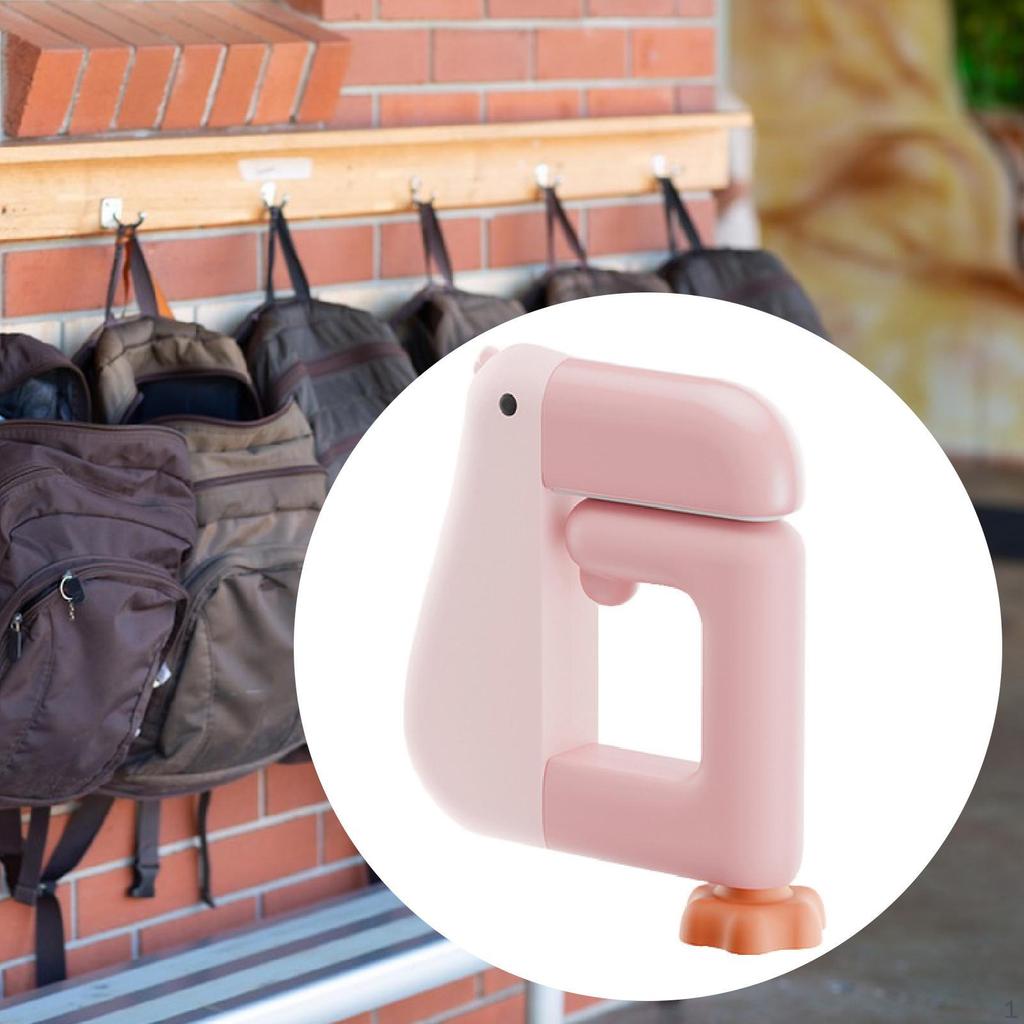 Duck Shaped Table Hook Handbag Hanger Cartoon Foldable Schoolbag Holder Purse for Bar