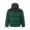 Li Ning Color Block Zipper Letter Hooded Versatile Down Jacket Unisex Outerwear AYMV435-4