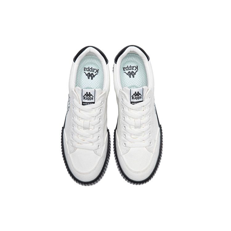 Kappa Classic Versatile Durable Non-Slip Breathable Lightweight Support Low-Top Canvas Shoes Unisex sneakers White K0DY5CC02CJ-024