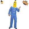 Halloweenový karneval Pánský kostým nemocné banány pro dospělé Maškarní cos Kostým pro hraní rolí distribuce velkoobchod
