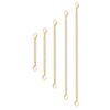 Gold Necklace Extender Chain with Double Lobster Clasp - Multi-Size Adjustable, Handmade DIY Extension.