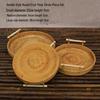 Vietnamese Handmade Rattan & Bamboo Basket for Fruit or Steamed Buns - Round, Simple Design for Household Use
