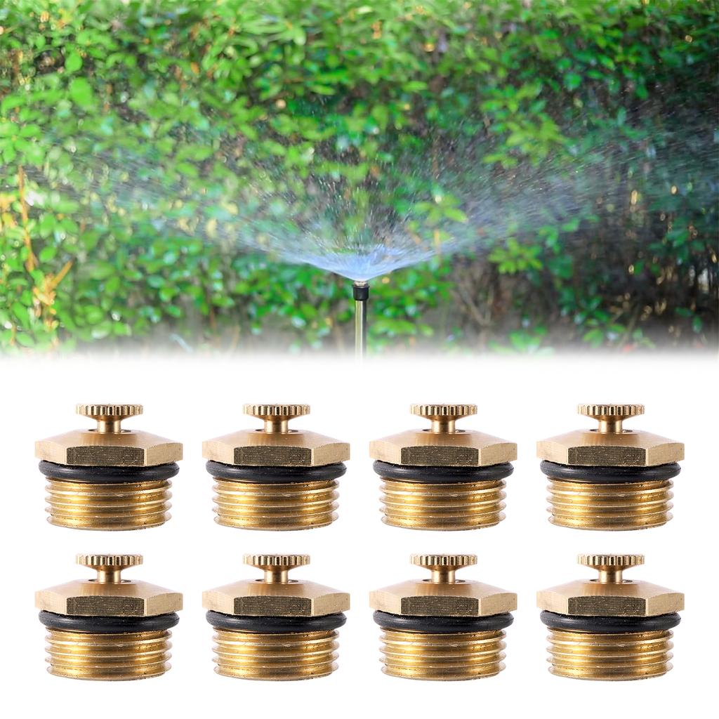5/10/20/50PCS 1/2'' Adjustable Thread Spray Nozzle 360 Degree Rotation Automatic Watering Sprinkler Home Garden Nozzle