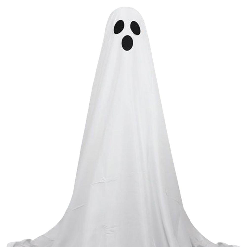 Lighted Spooky Ghost Decor Spooky Ghost Halloween Decor with LED String Lights for Home Porch Garden Yard Lawn Party Decorations