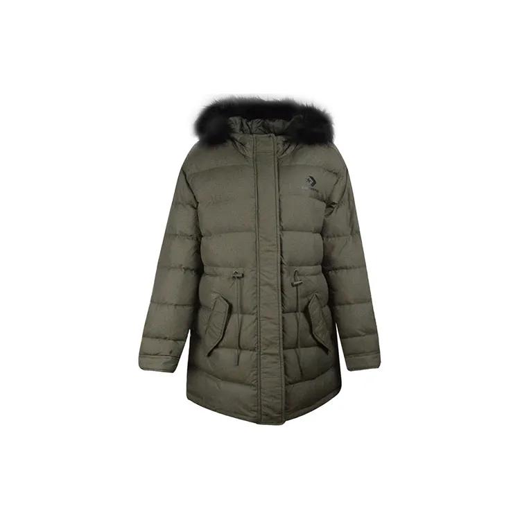 Converse Down Jacket Women's Green (Unisex) Down Jackets 10007727 A01