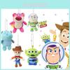 Buzz Lightyear Woody Urso Morango Monstro de Três Olhos Brinquedo de Pelúcia Pingente Decoração