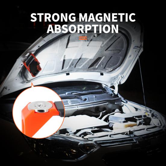 4-in-1 Solar Work Light 4 Lighting Modes USB Rechargeable LED Work Light