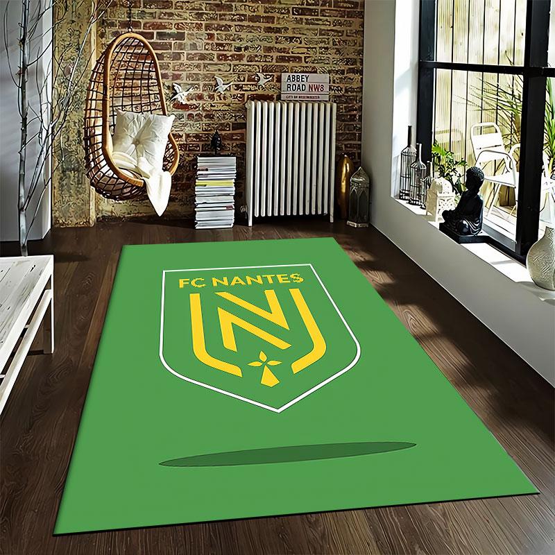 FC Nantes Logo Carpet suitable as a non-slip mat for the living room or bedroom sofa