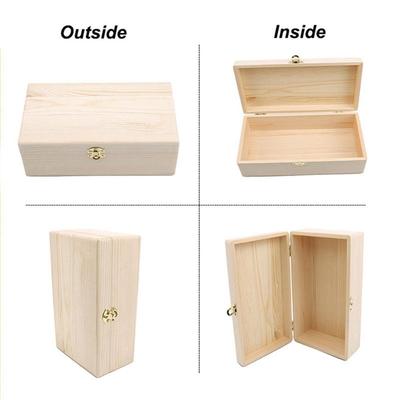 Hållare Liten Design Trä Pärla Förvaring Halsband Gåva Smycken Trälåda Fodral Låda