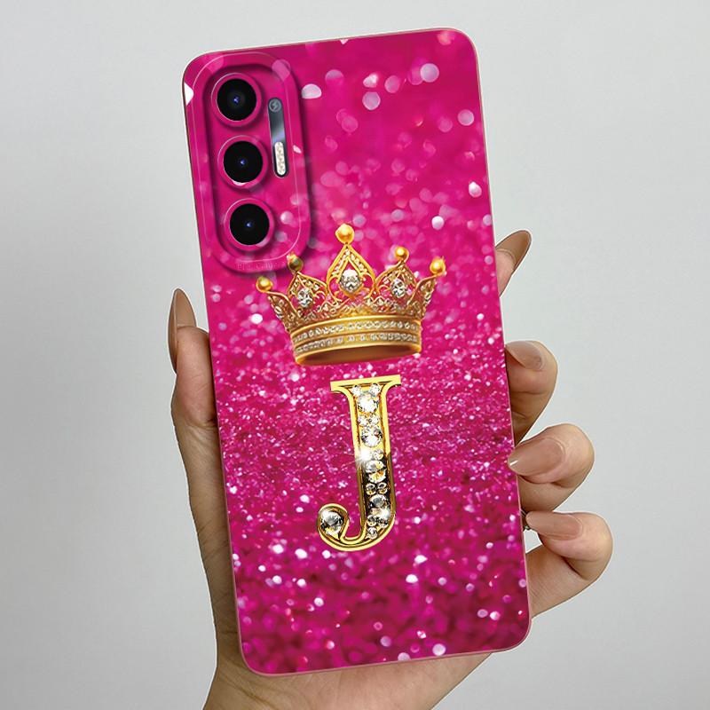 For Tecno Pova 3 6.9" Case Crown Letters Liquid SIlicone Soft TPU Phone Cases For Tecno Pova3 LF7n Camera Protection Back Cover