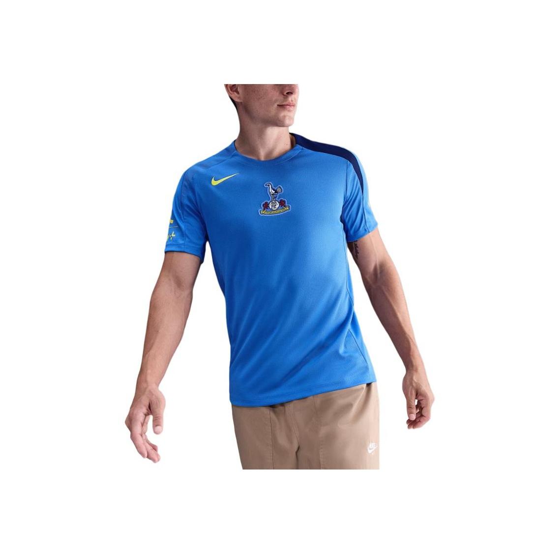 Nike Dri-Fit Total 90 Color Block Logo Short Sleeve Soccer Shirt Men tops HM3347-428 S