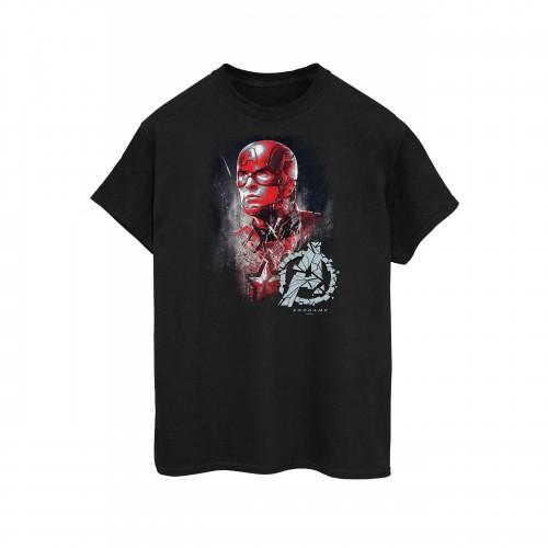 Avengers Endgame Mens Captain America Brushed Cotton T-Shirt L blanc