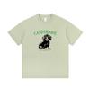 Women's Summer Chic Puppy Print Cotton T-Shirt