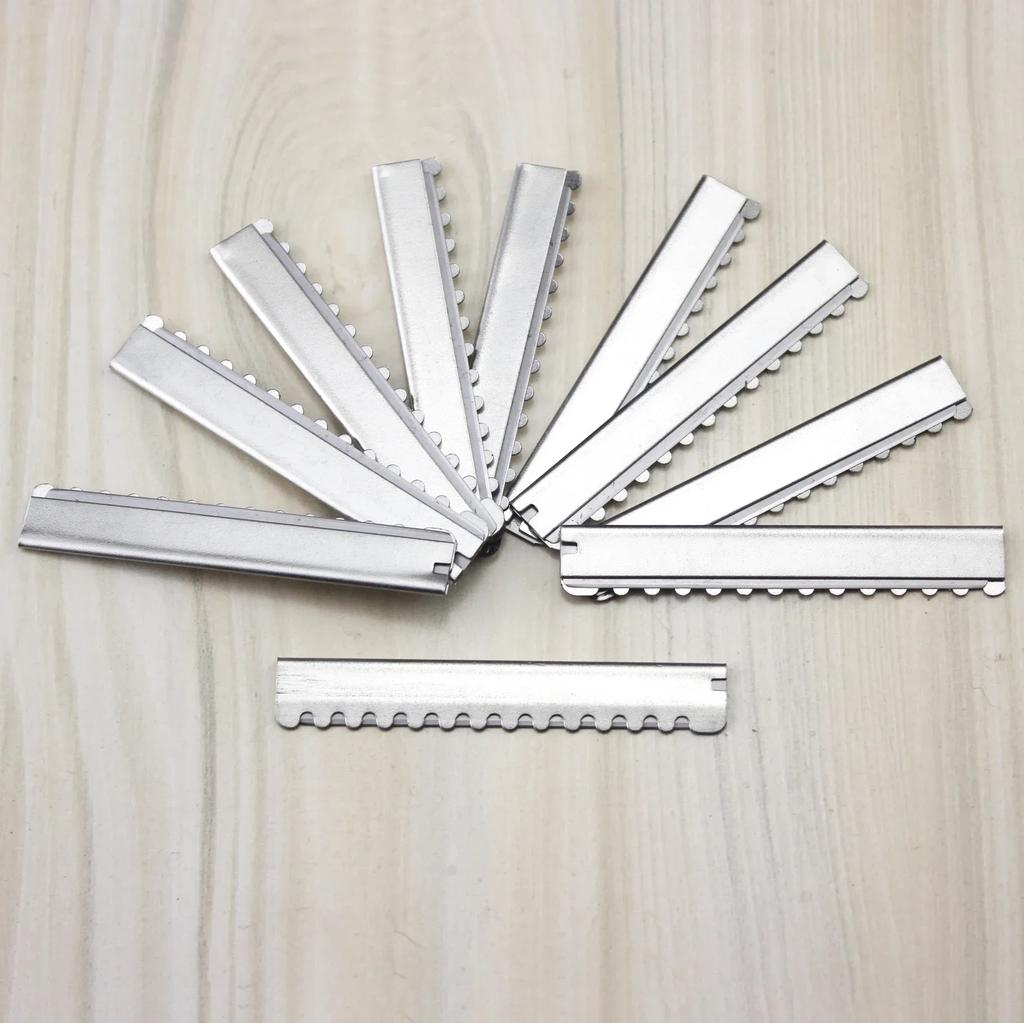 10pcs Safety Hair Shaving Blades Barber Stainless Steel Hairdressing Trimmer Thinning Cutting Blade Salon Hair Knife Razor Blade