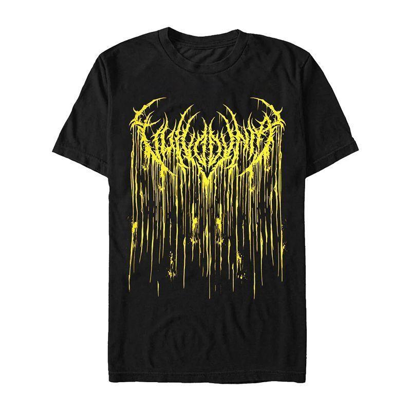 

South African Deathcore Band Dark Metal Style Rock American Loosepleated Shortsleeved Tshirt for Both Men and Women M