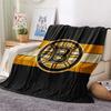 Boston Bruins2 Flannel Blanket, High quality Comfortable for All Seasons, Home Decor, Warmth and Comfort