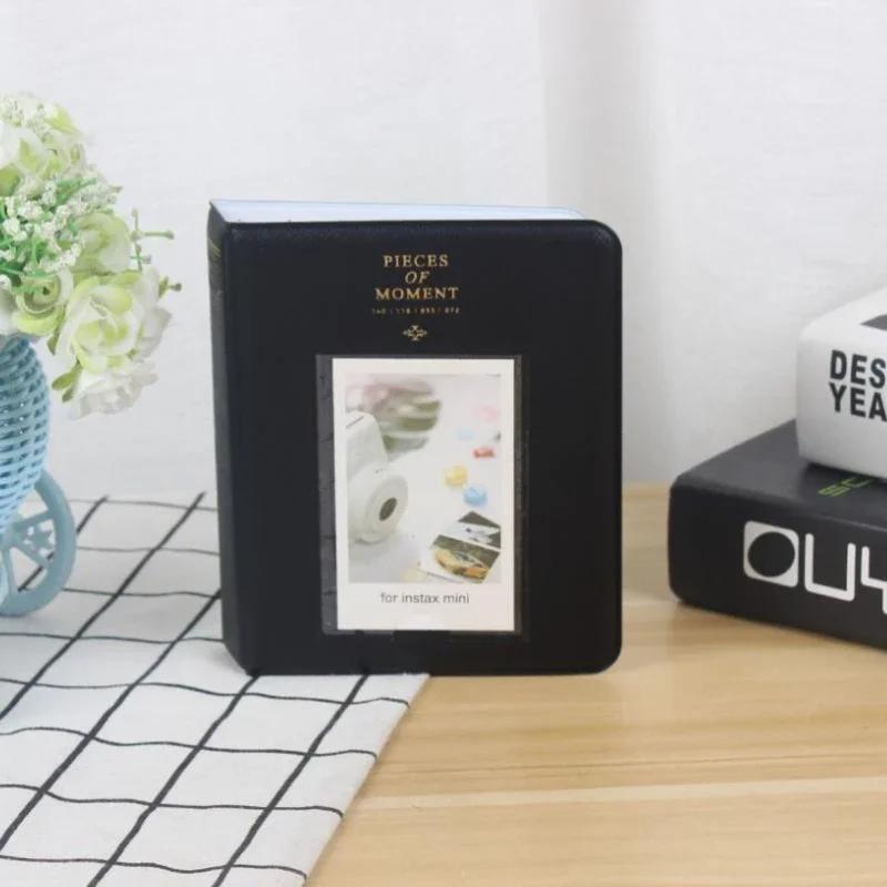 64 kapes Fotoalbum Palcové obrázky Úložné pouzdro Razítka Vstupenky Karty Organizér Pro Fujifilm Instax Mini 12/11/9
