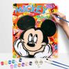 Disney Graffiti Mickey Mouse Digital Oil Painting Diy Coloring Handpainted Filling Home Decoration Gift Canvas Wall Art Decor