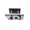 Auto Styling Zubehör 3D TDI Front Motorhauben Grill Abzeichen Emblem Aufkleber
