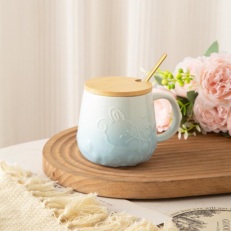 Graduation Gift for Teacher Souvenir Practical Small Gift for Female Students Ceramic Mug Water Cup Coffee Cup Household Use