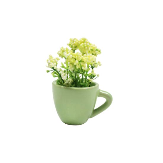 1Pc Artificial Plant Flower Bonsai Model Dollhouse Miniature Landscape Decor
