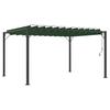 Gazebo with Adjustable Louvered Roof 3 X 4 X 2.14 M Green