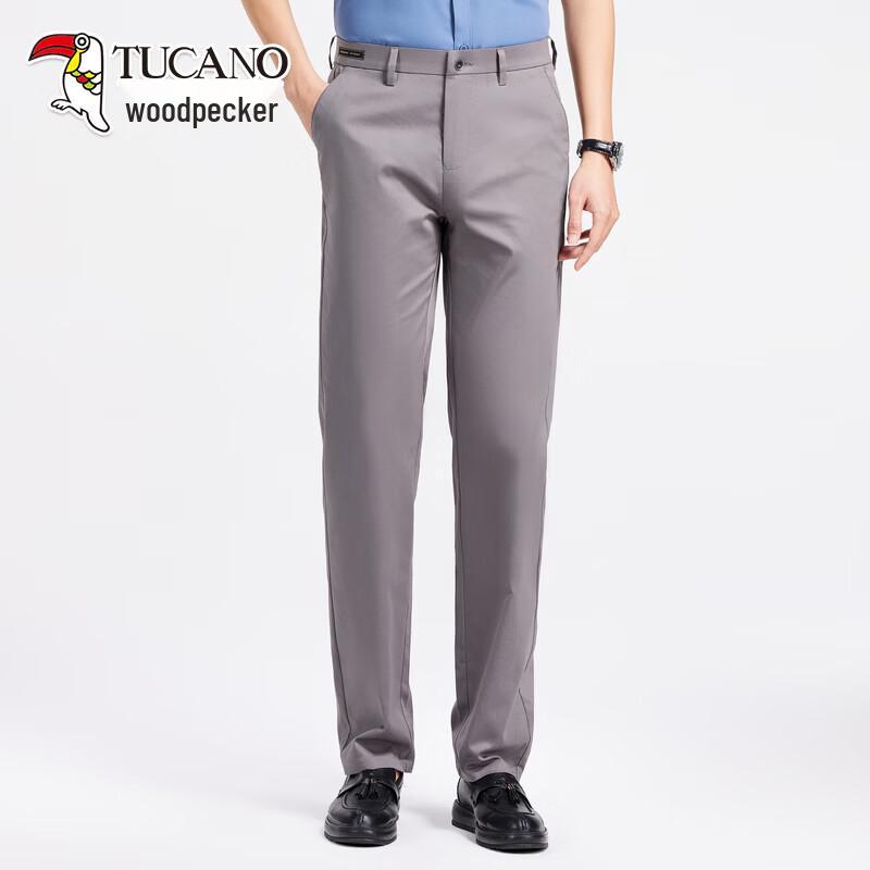 TUCANO Men s Straight-Leg Elastic Business Casual Pants 29