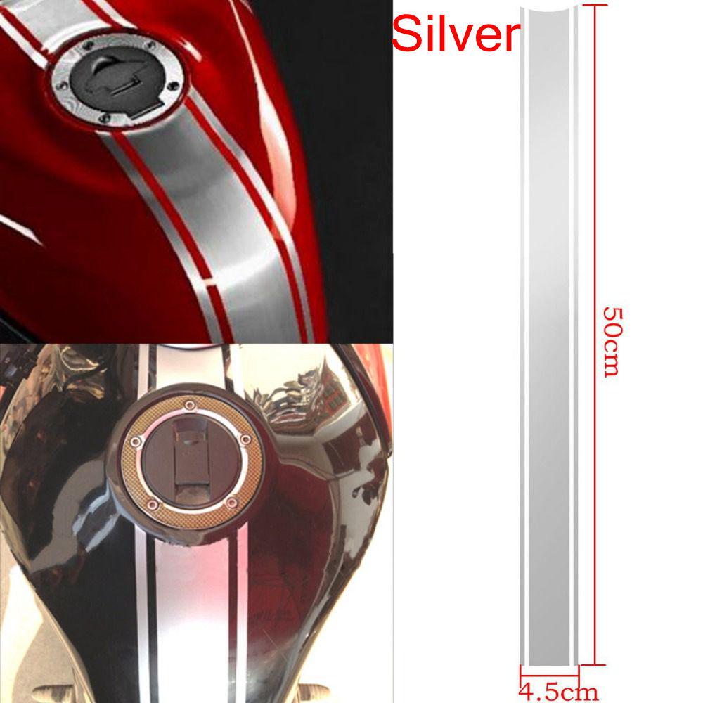50cm Décoration Vinyle Cool Carénage Réservoir Moto Autocollant Bande Décalcomanie Ligne Fine