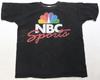 Rare Vintage SALEM SPORTSWEAR NBC Sports Peacock Graphic T Shirt 90s Black SZ M