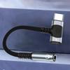 2 In 1 Type C To 3.5mm Extension Cable Fast Charging Portable for Headphone Mobile Phone Enhances Sound Output Quality