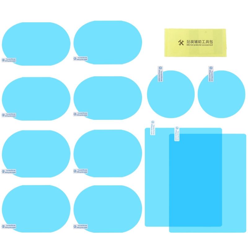 

12 pcs Car Rearview Mirror Protective AntiRain Coating Car Mirror Window Clear Film Waterproof Car Sticker AntiRain Film 1