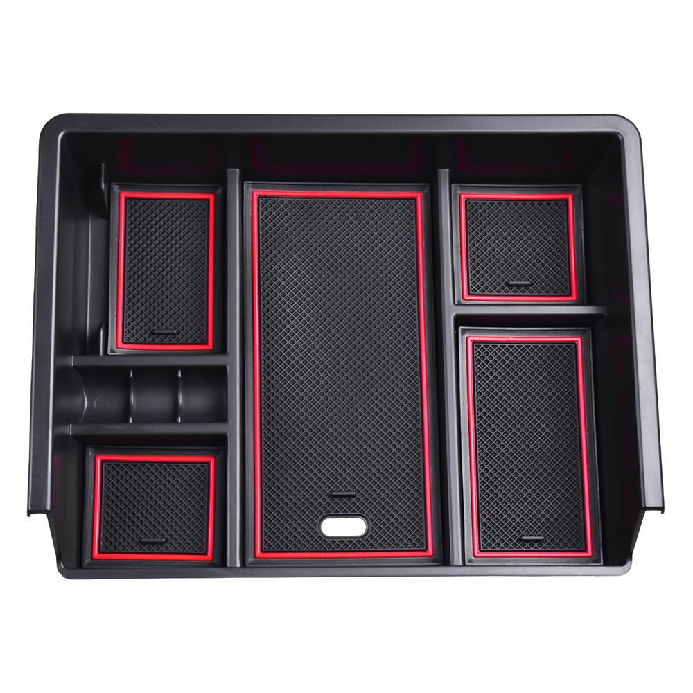 Center Console Organizer for Chevy Silverado/GMC Sierra 2014-2018 1500/2500/3500HD Accessories, Full Console w/Bucket Seats Only