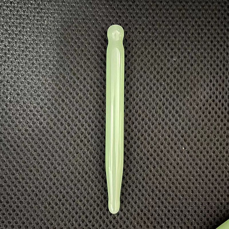 

Jade Special Scrapping Plate Head Body Muscle-Poking Stick Green Jade [1 Acupuncture Pen]