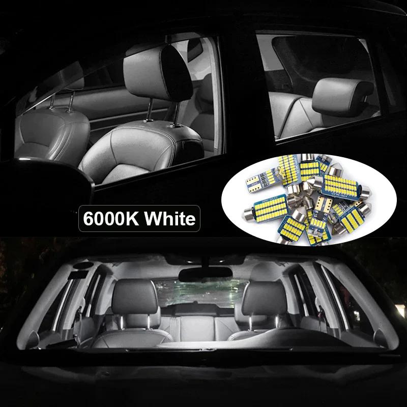 

13Pc Canbus Car LED Interior Map Dome Door Light For Renault Clio 3 III MK3 2006 2007 2008 2009 2010 2011 2012 Reading Bulb Set білий