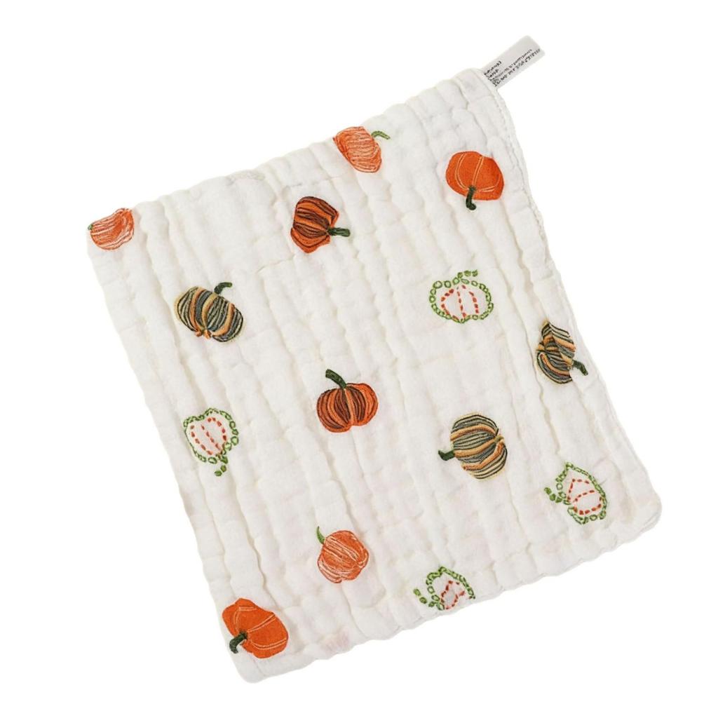 Class A Pure Cotton 6-Layer Gauze Washcloth Bib for Infants and Toddlers