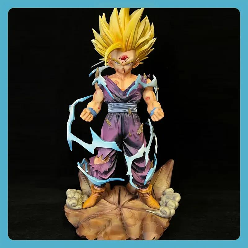 29cm/11.42inch Dragon Ball Z Son Gohan Figure Replace Heads Gohan Super Saiyan Pvc Action Figures Collection Mode Toys Gifts