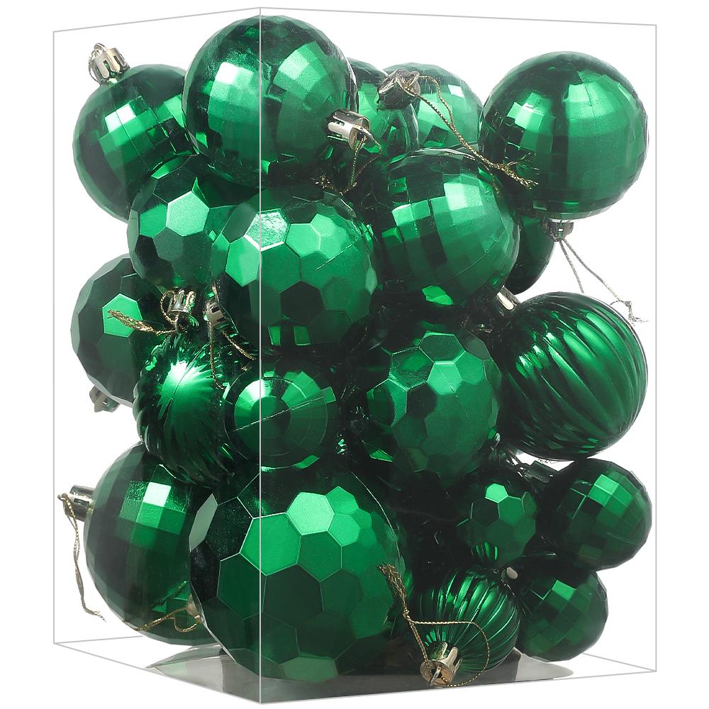 24/30Pcs 6CM Christma Balls Decoration Hanging Christmas Tree Ornaments Ball Pendant Home Room Decor 2025 New Year Navidad Decor