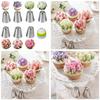 Stainless Steel Cake Decorating Nozzles 8 Piece Set Includes Various Piping Tips with Coupler for Baking and Cake Decorating Tools