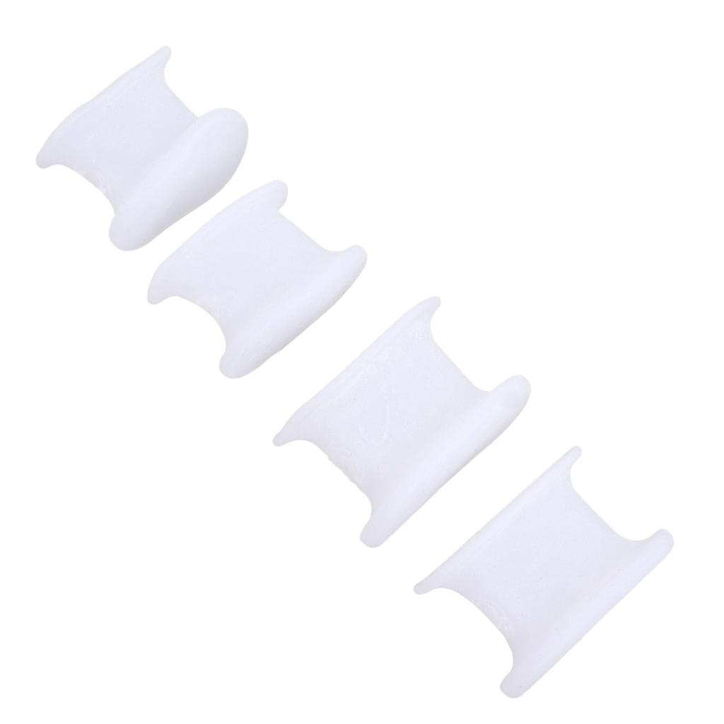 8pairs Box Silicone Toe Separator Pain Relief Hallux Valgus Corrector Overlapping Toes Separator (S+L)