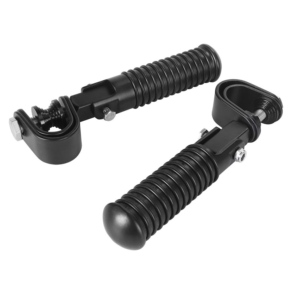 Engine Guard Footpegs Motorbike Parts Foot Pegs Pair Of Motorcycle Foot Pegs Clamp Footrest Mount For 1in Engine Crash Guard